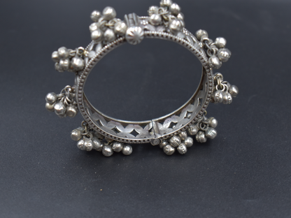 A pair of silver look alike bangle