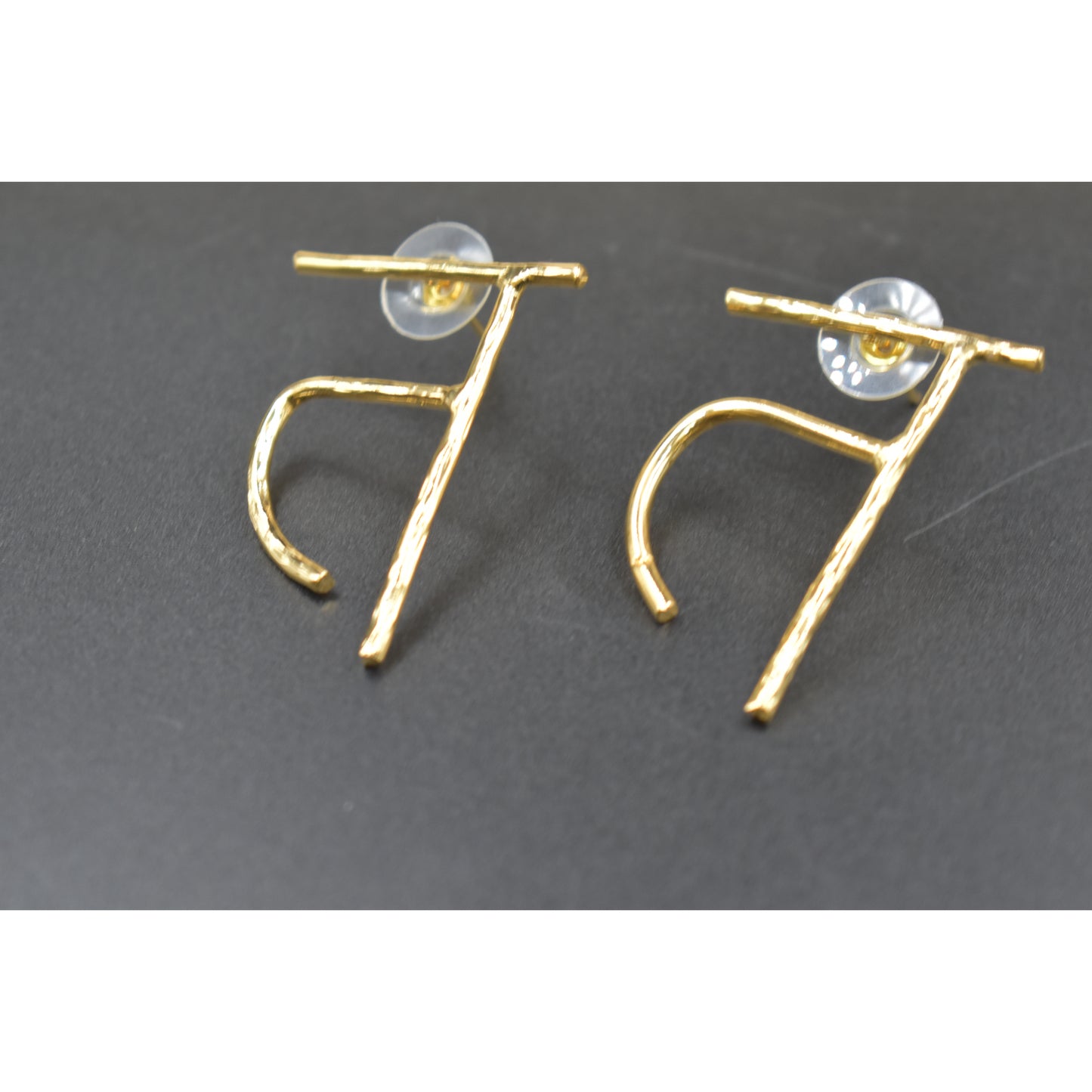A pair of premium quality gold  plating word earing