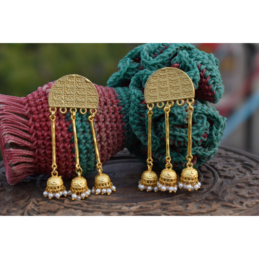 goldplated traditional earing